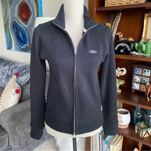 Roots Audi Zippered Black Jacket SP EUC
